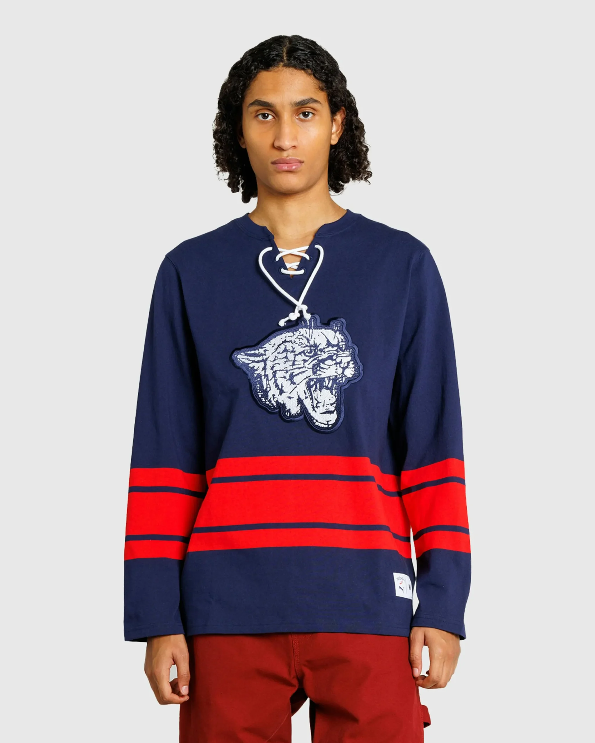 Puma Hockey Jersey Navy/Red- Tops