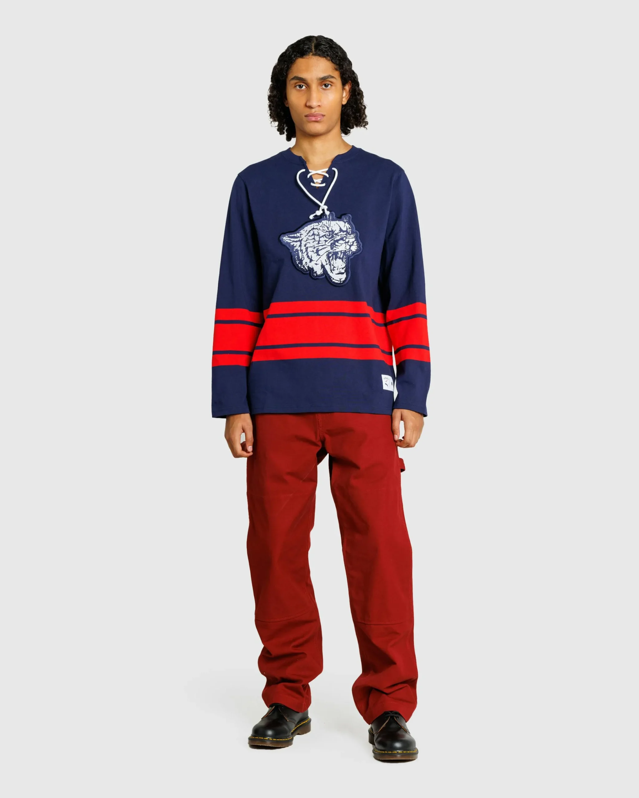 Puma Hockey Jersey Navy/Red- Tops
