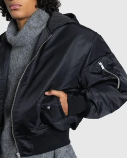 Entire Studios Hooded Broad Bomber- Outerwear