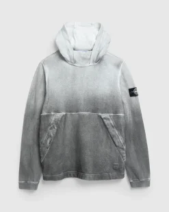 Stone Island Hooded Sweatshirt Lead Grey- Sweats