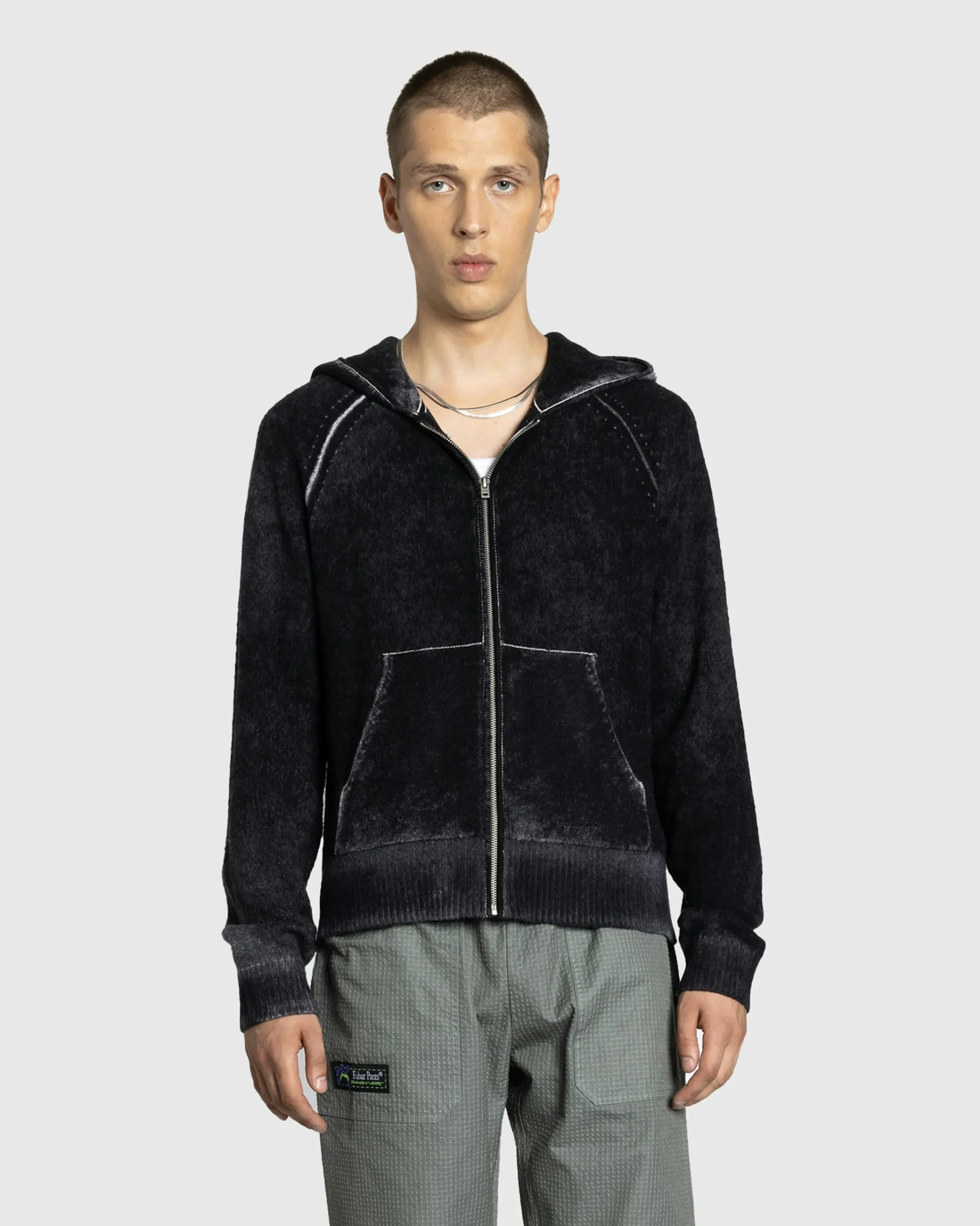 Acne Studios Hooded Zipper Sweater- Sweats