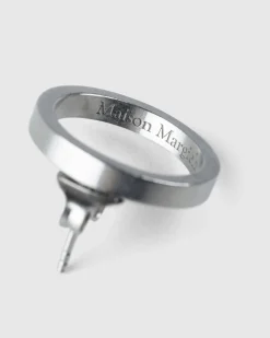 Maison Margiela Hoop Earring Silver- Jewelry