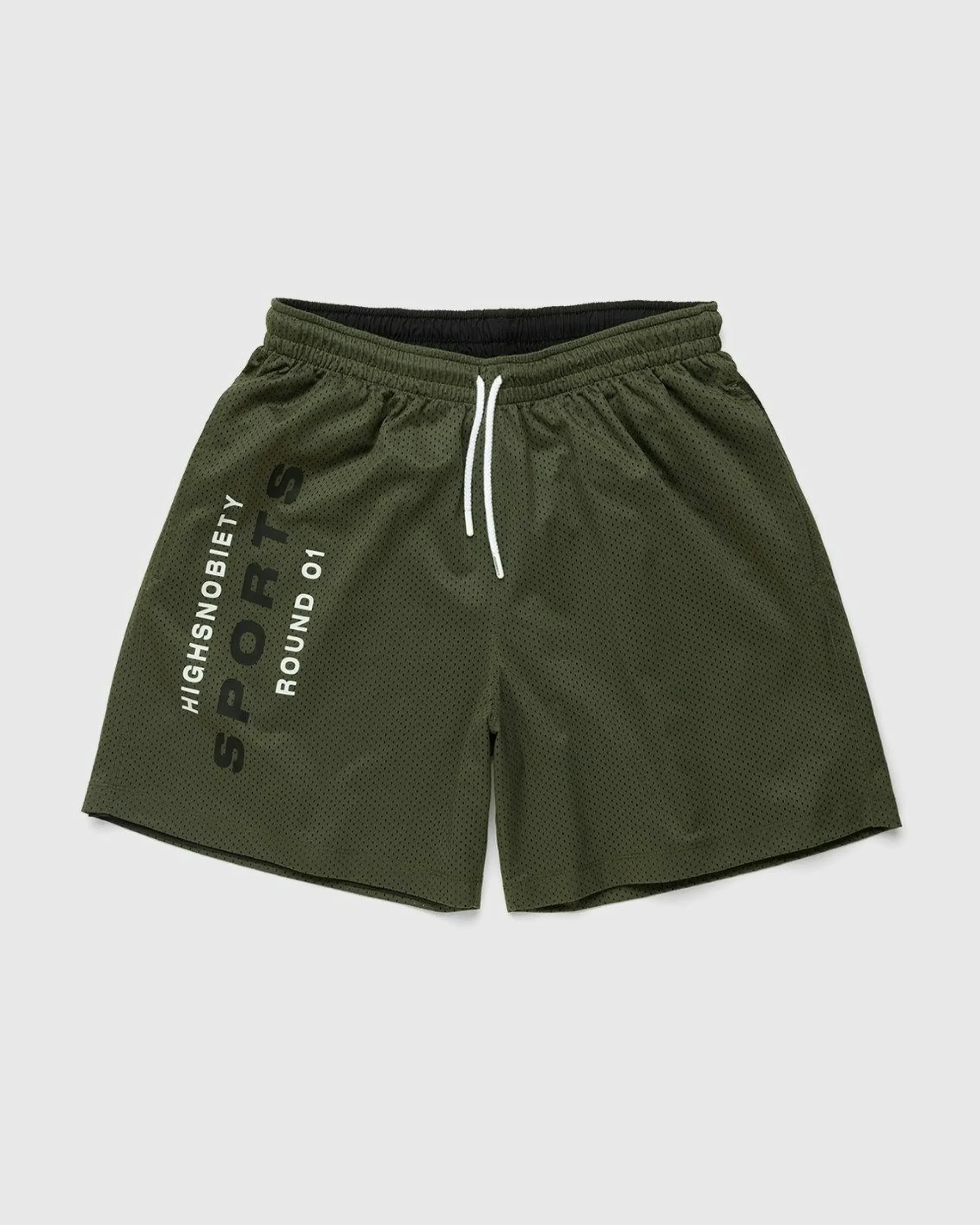 Highsnobiety HS Sports Reversible Mesh Shorts Black/Khaki- Shorts