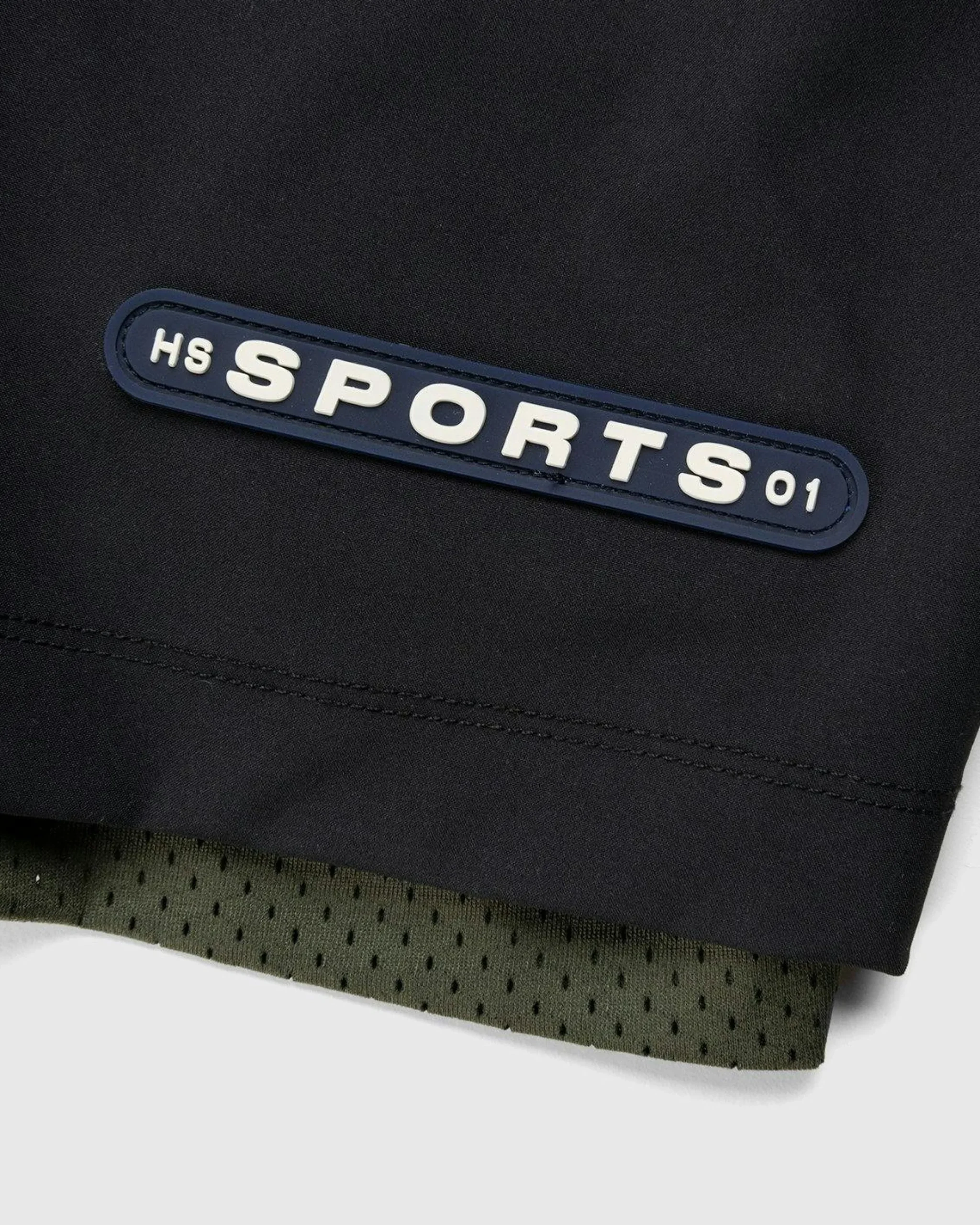 Highsnobiety HS Sports Reversible Mesh Shorts Black/Khaki- Shorts