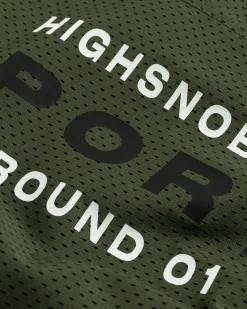 Highsnobiety HS Sports Reversible Mesh Shorts Black/Khaki- Shorts