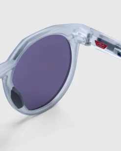 Oakley HSTN Metal Matte Clear/Prizm Violet- Sunglasses