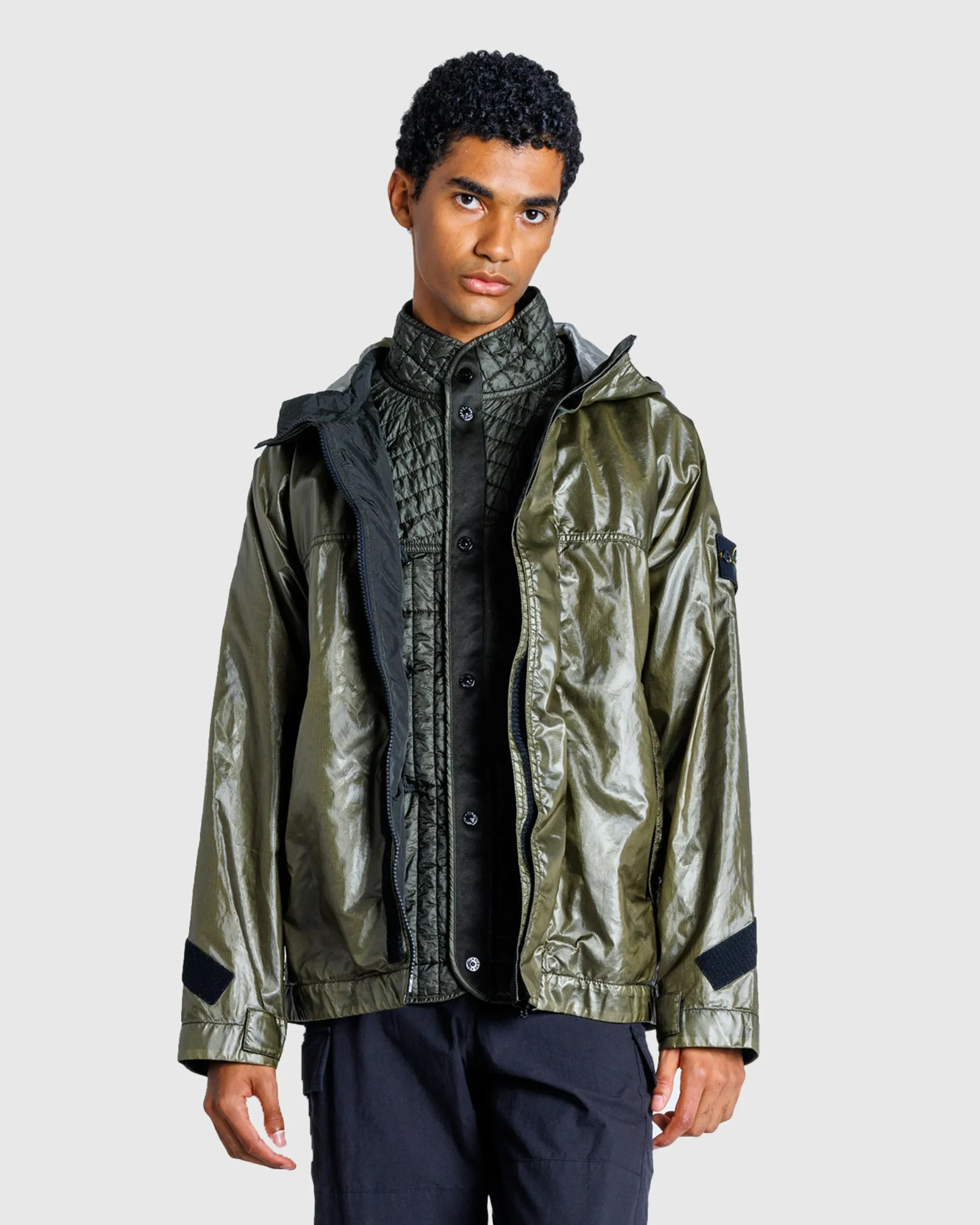 Stone Island Jacket With Gilet- Outerwear
