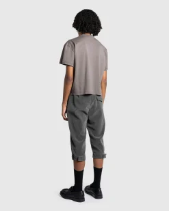 Rier Jersey Cotton V-Neck T-Shirt Castlerock- Tops