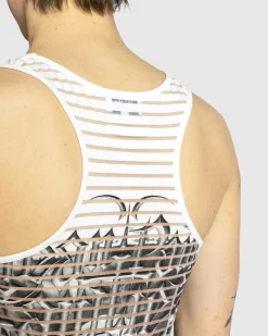 Jean Paul Gaultier Jersey Tank Top Printed Diablo- Tops