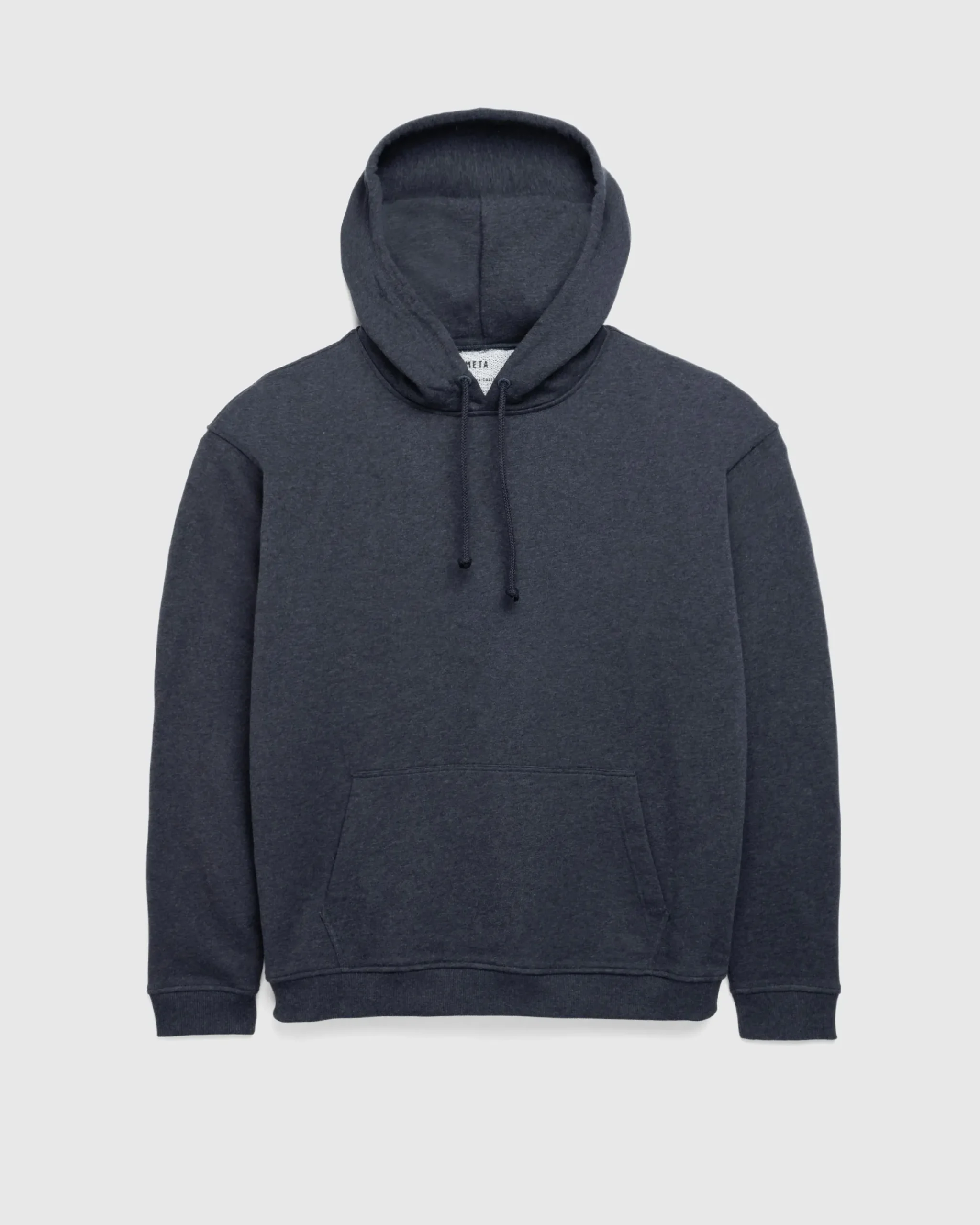 Meta Campania Collective Joseph Jersey Cotton Hoodie Dark Chocolate Melange- Sweats