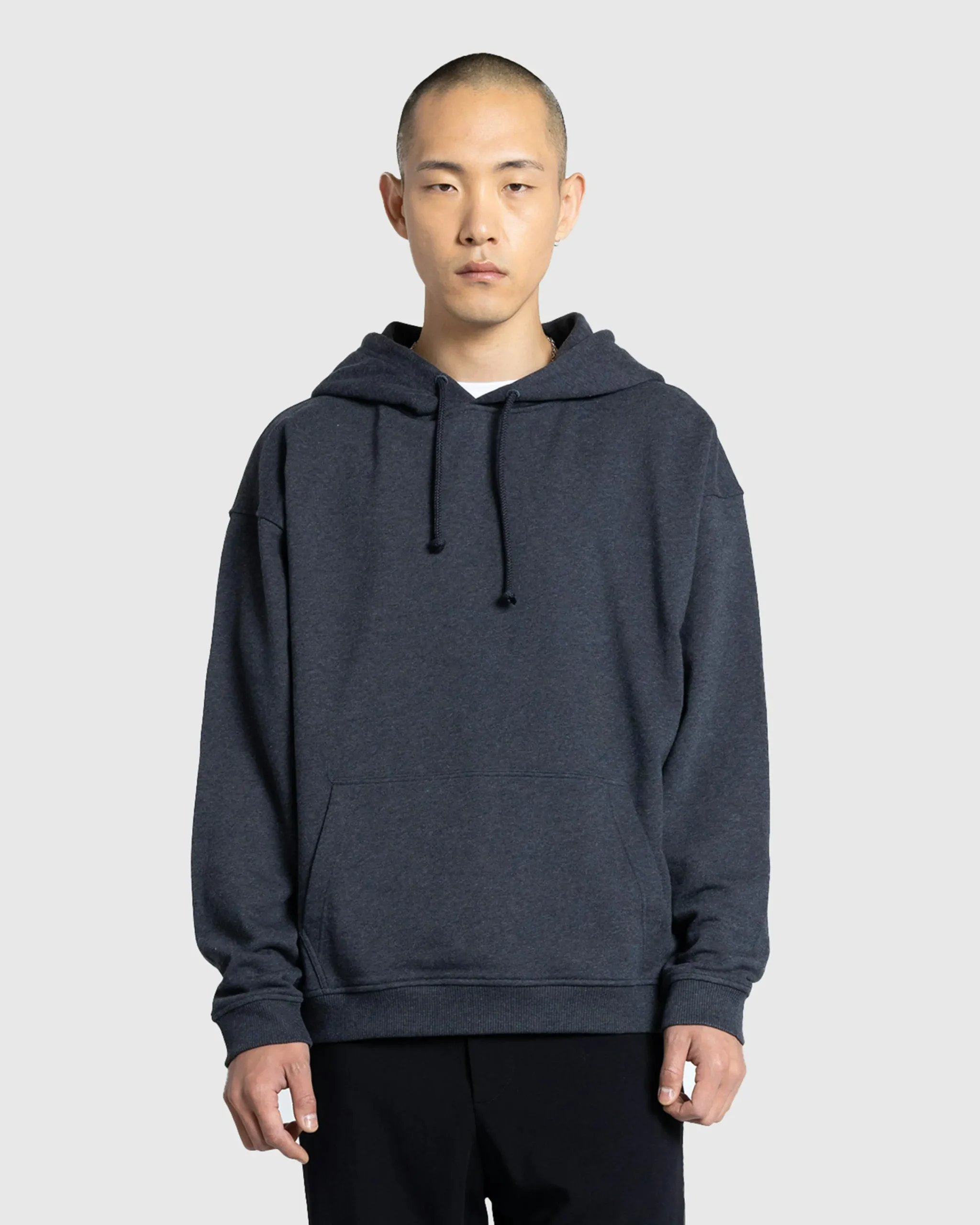 Meta Campania Collective Joseph Jersey Cotton Hoodie Dark Chocolate Melange- Sweats