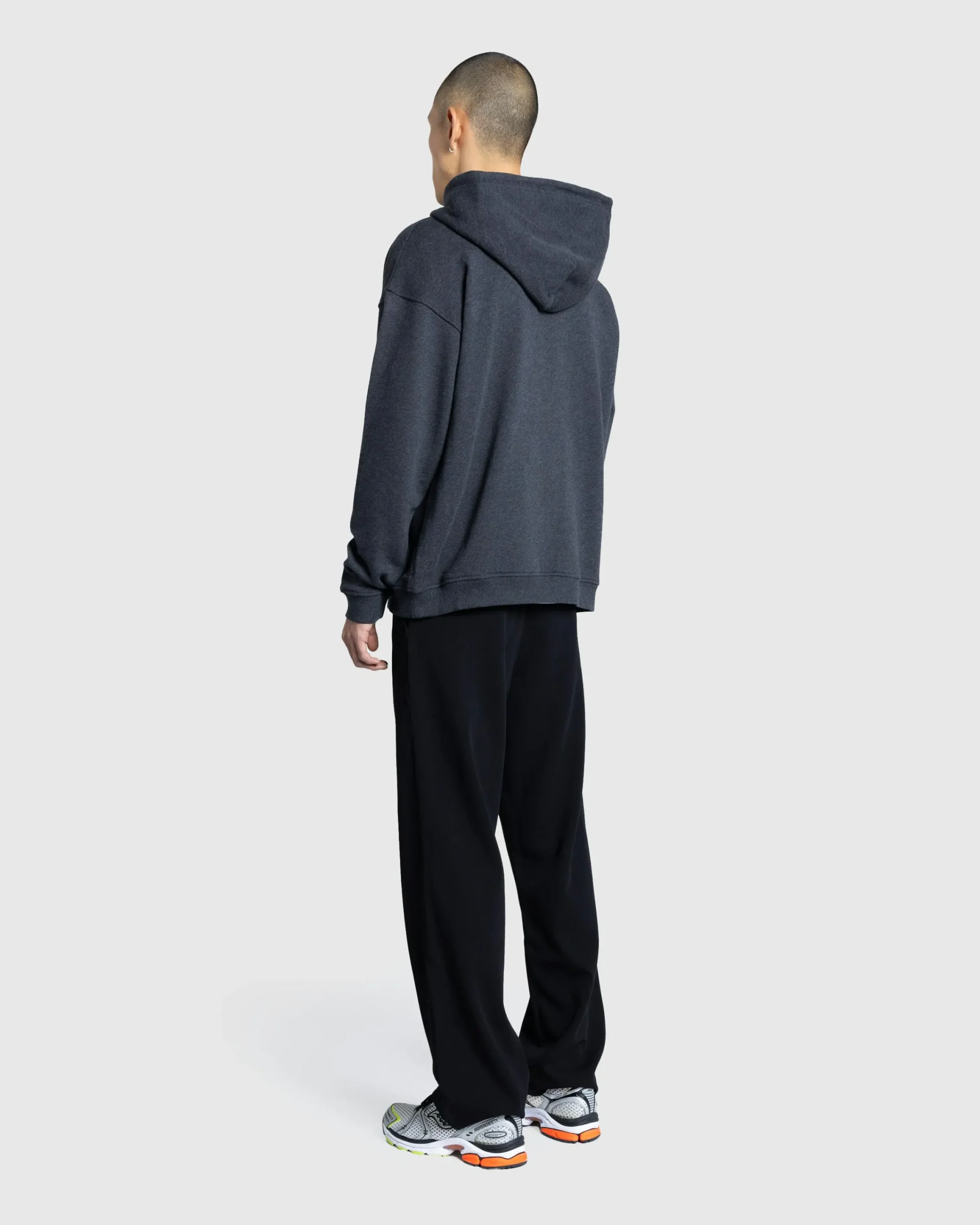 Meta Campania Collective Joseph Jersey Cotton Hoodie Dark Chocolate Melange- Sweats