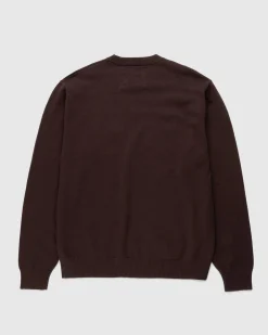 Highsnobiety Knit Crewneck Brown- Knitwear