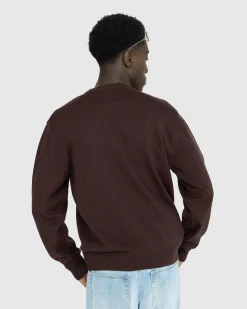 Highsnobiety Knit Crewneck Brown- Knitwear