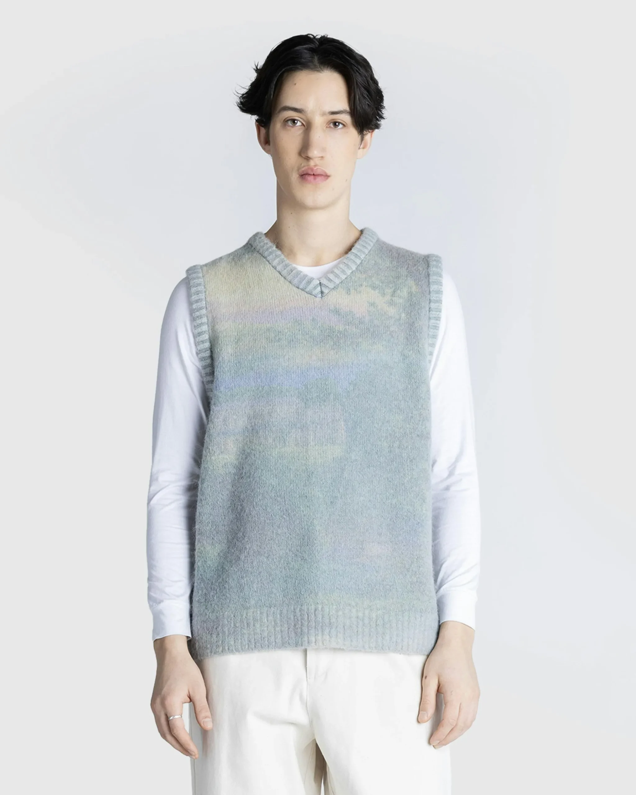 Highsnobiety Landscape Sweater Vest Multi- Knitwear
