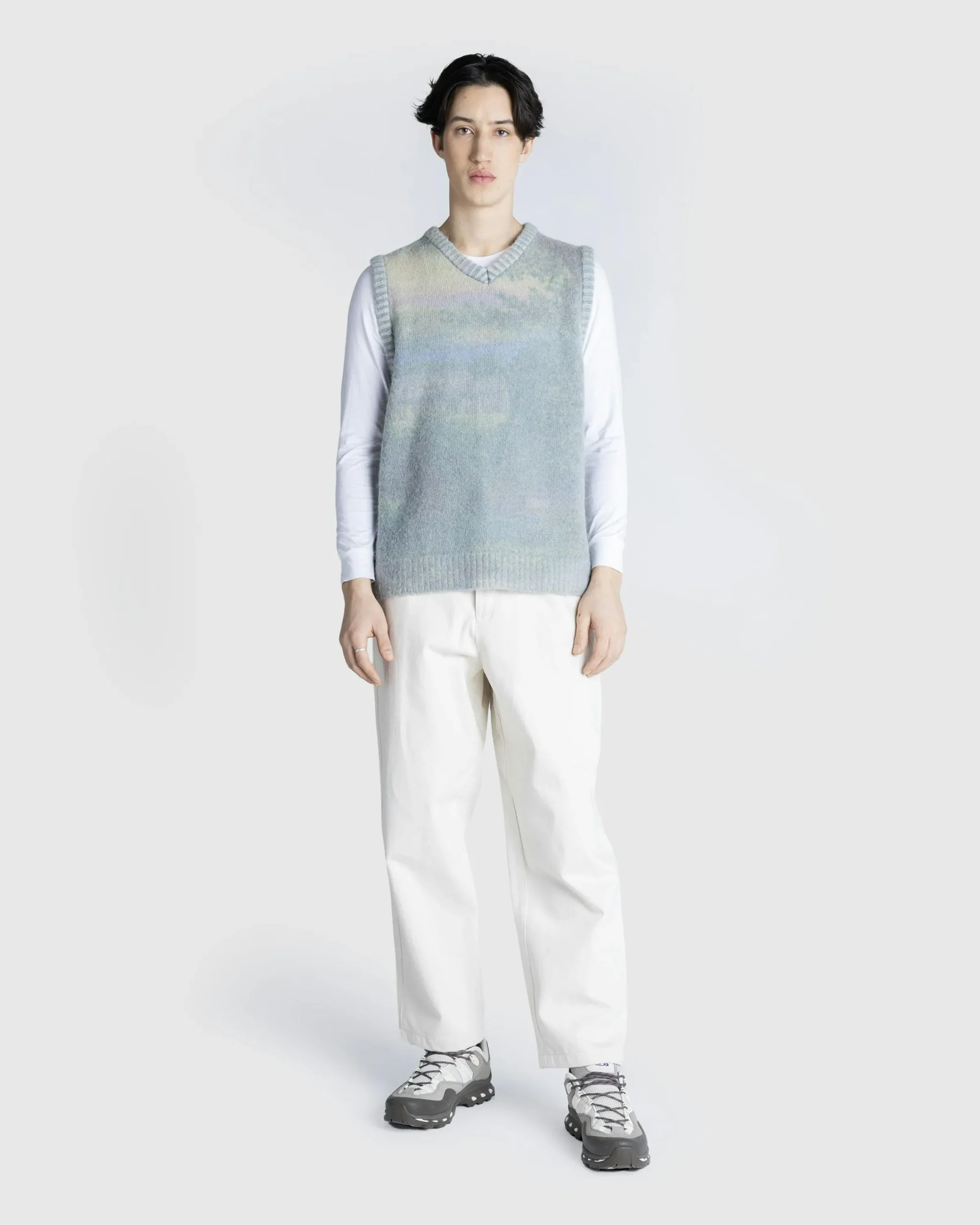 Highsnobiety Landscape Sweater Vest Multi- Knitwear