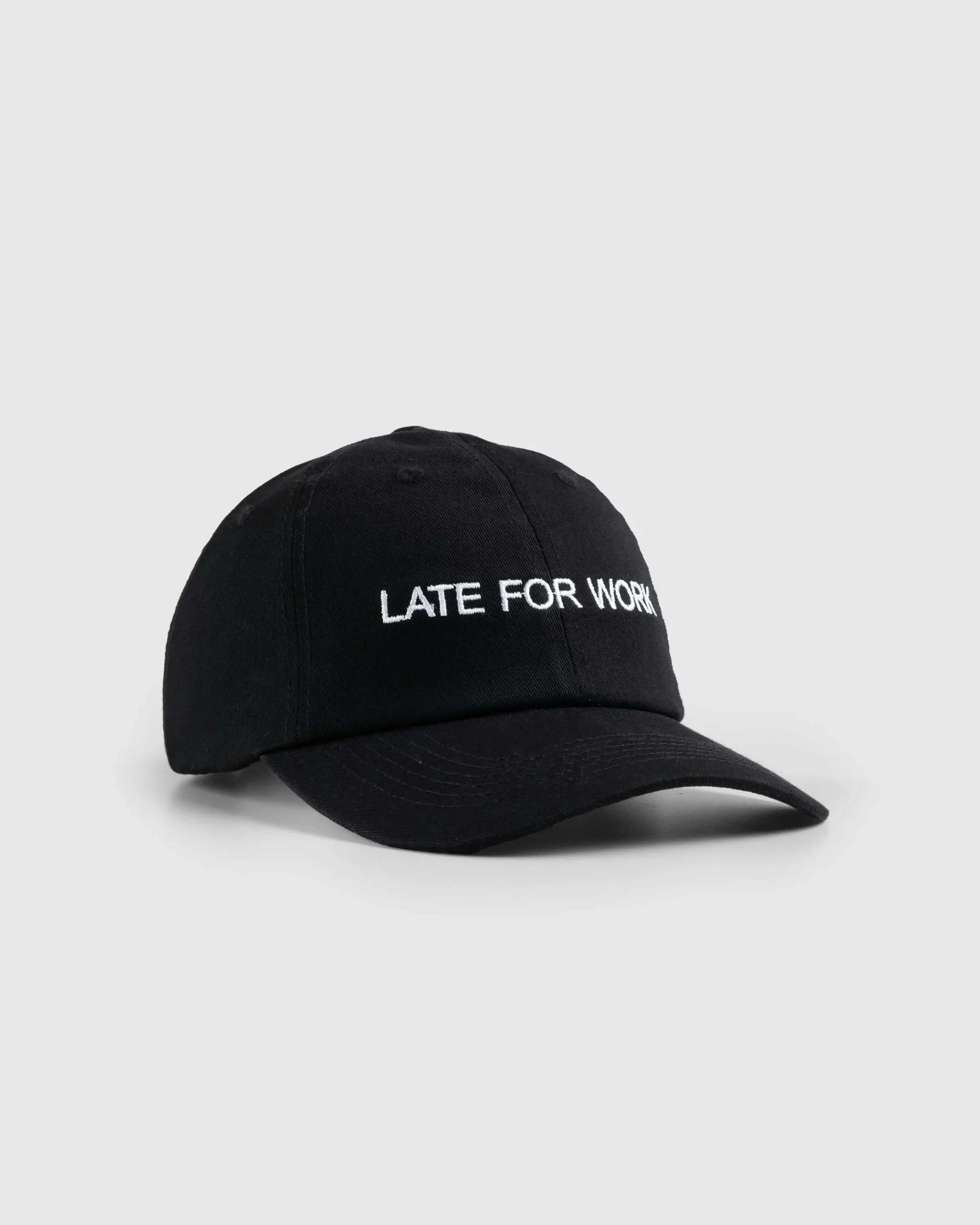 HO HO COCO Late For Work Hat Black/White- Hats