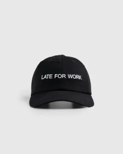 HO HO COCO Late For Work Hat Black/White- Hats
