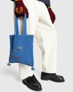 Bode Laurel Crochet Tote- Bags