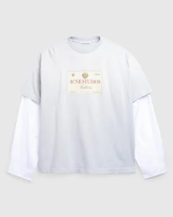Acne Studios Layered Print T-Shirt- Tops