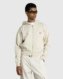 JACQUEMUS Le Hoodie Zip Gros Grain- Sweats