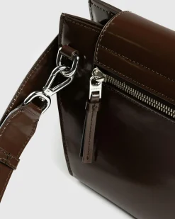 JACQUEMUS Le Messenger Capri Midnight Brown- Bags