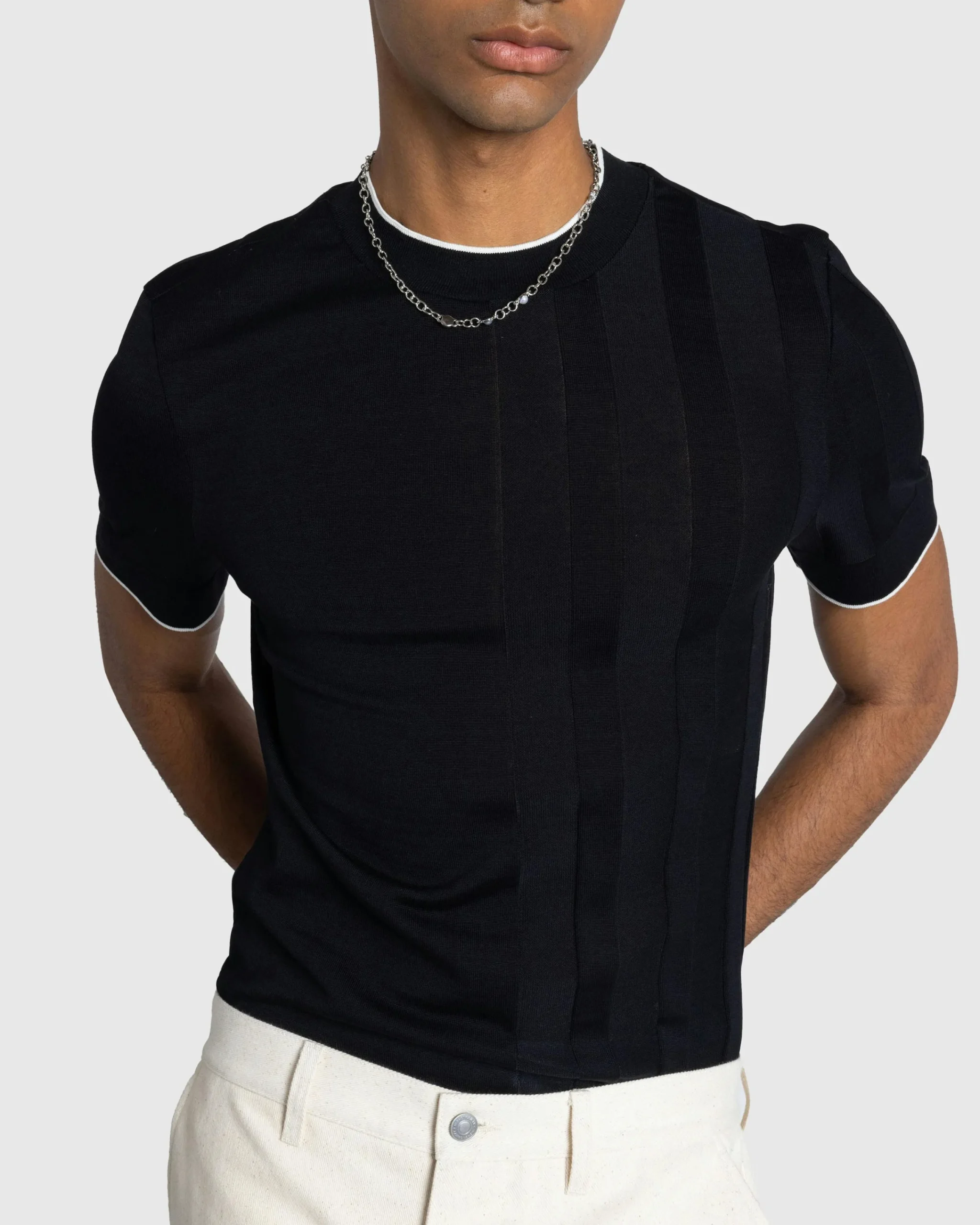 JACQUEMUS Le T-Shirt Tricot- Tops