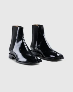 Maison Margiela Leather Tabi Ankle Boot- Boots