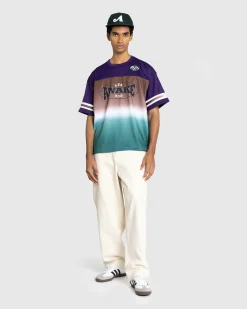 Awake NY LES Football Jersey Brown/Multi- Tops