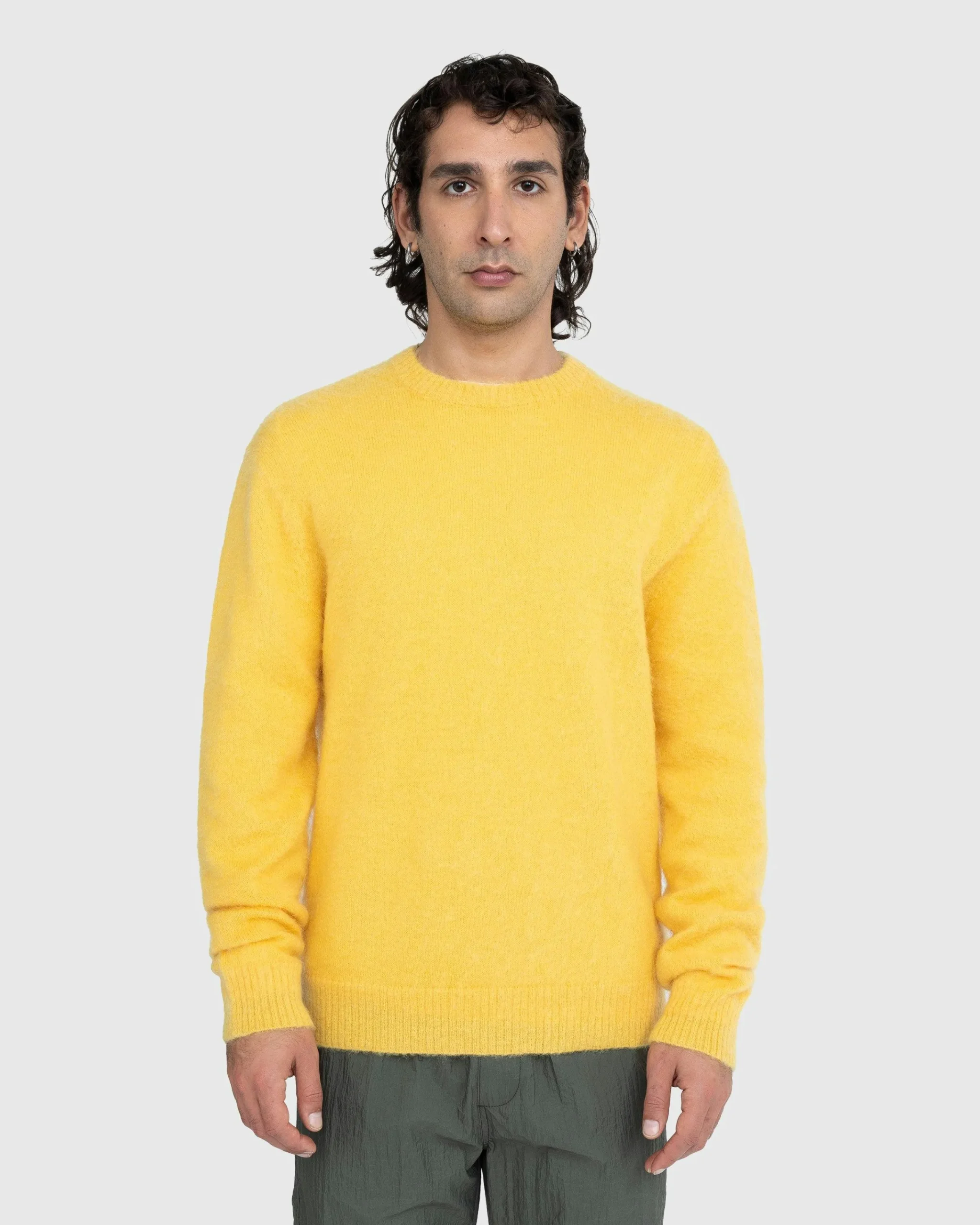 Highsnobiety Light Alpaca Crew Sweater- Knitwear