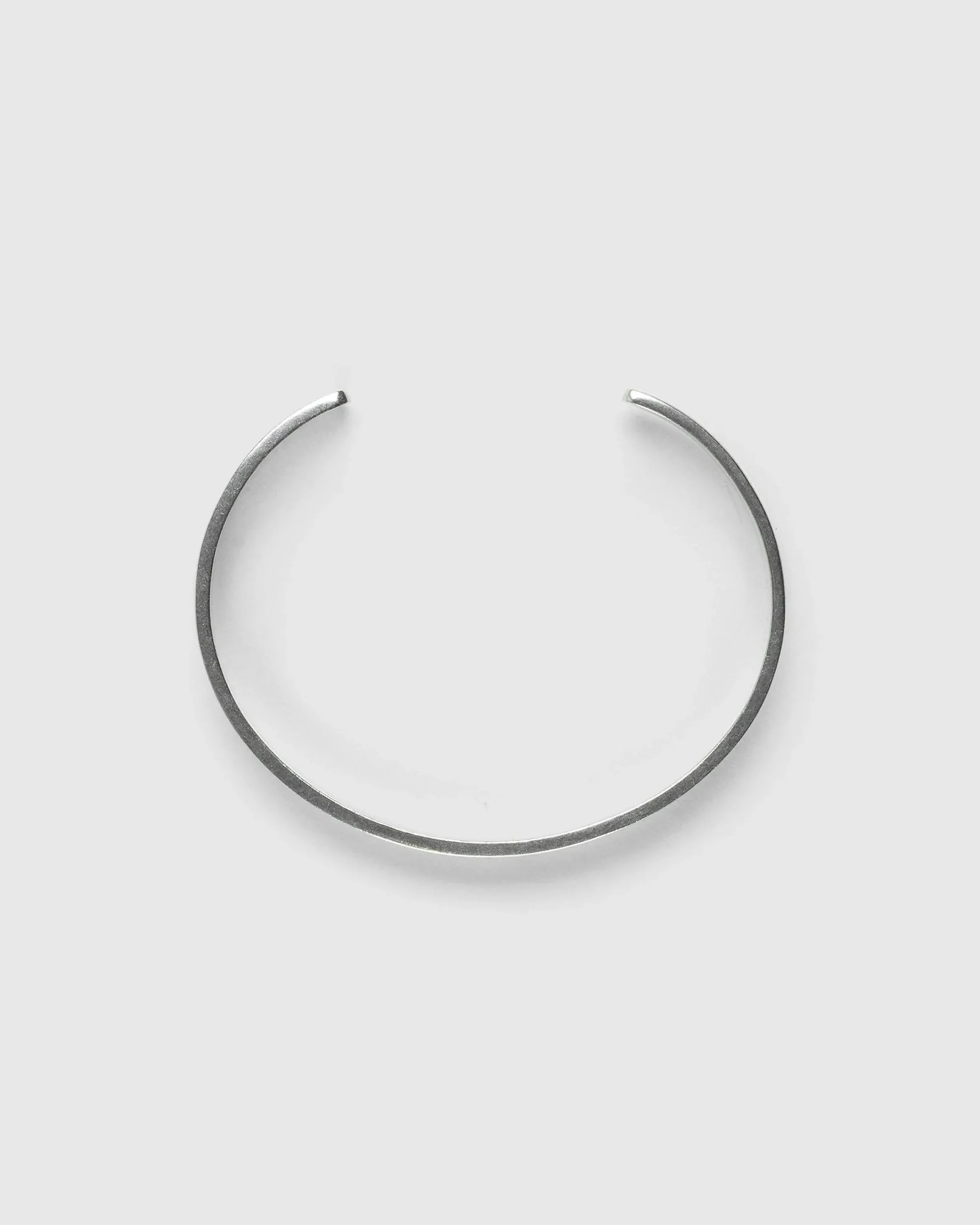 Maison Margiela Logo Cuff Bracelet Silver- Jewelry