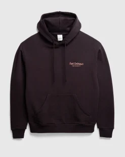 Sant Ambroeus Logo Hoodie Brown- Sweats