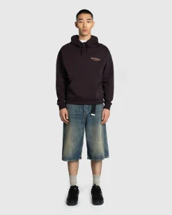 Sant Ambroeus Logo Hoodie Brown- Sweats