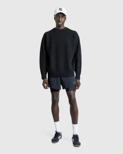 Y-3 Logo Knit Crew Sweatshirt- Knitwear