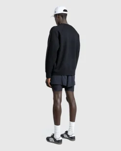 Y-3 Logo Knit Crew Sweatshirt- Knitwear