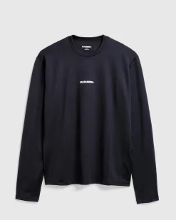 Jil Sander Logo Long-Sleeve T-Shirt- Tops