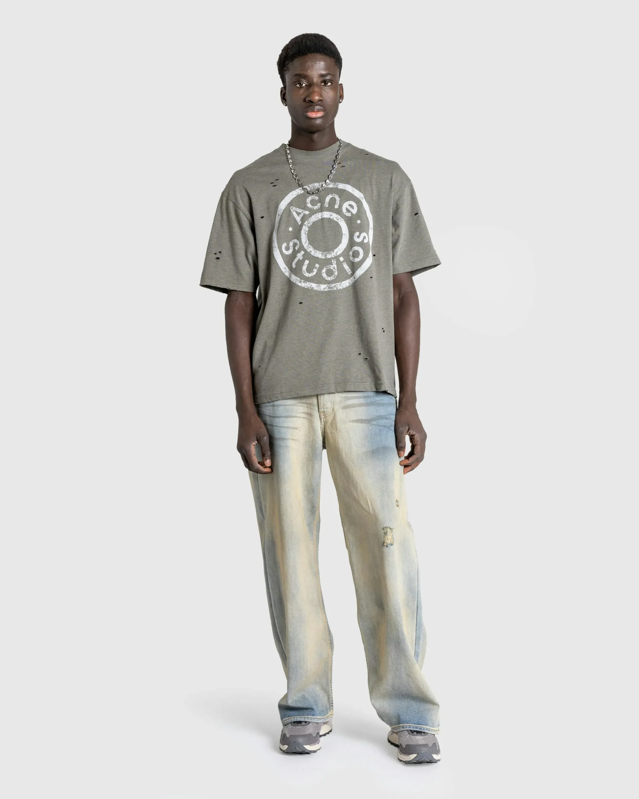 Acne Studios Logo T-Shirt- Tops