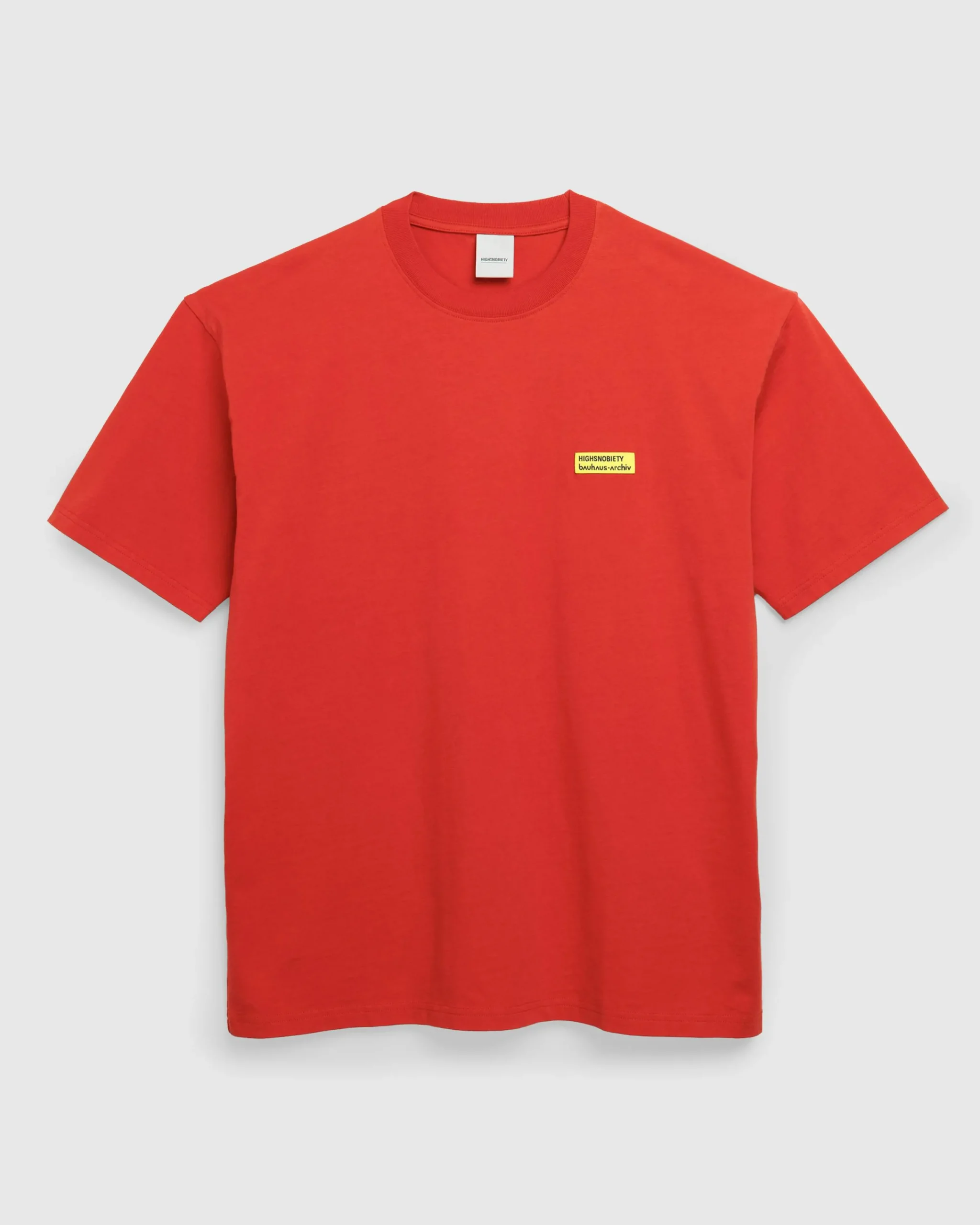 Highsnobiety Logo T-Shirt Dusty Red- Shirts