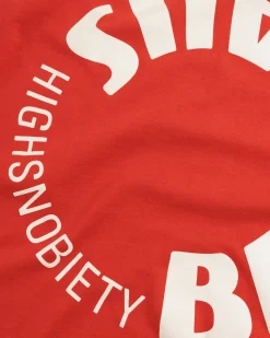 Highsnobiety Logo T-Shirt Dusty Red- Shirts