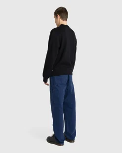 Carhartt WIP Longsleeve Arlo Polo Black/Kendricks Stripe- Tops