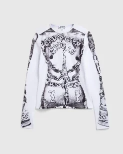 Jean Paul Gaultier Long-Sleeve Gaultier Paris Top- Tops