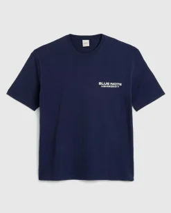 Blue Note Records Look To T-Shirt Navy- Tops