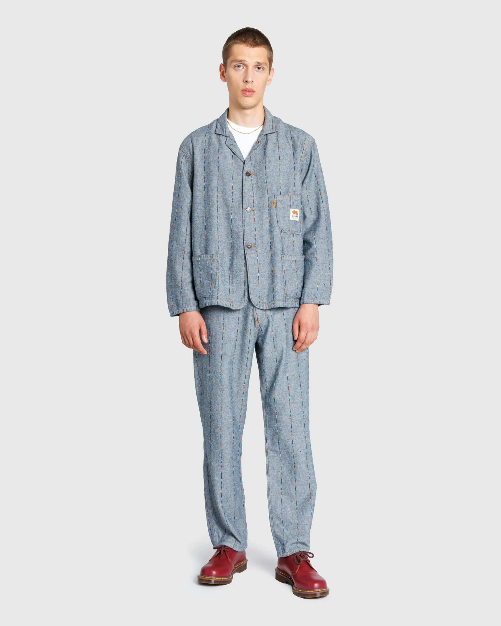 Levi's LSE 568 LOOSE STRAIGHT PIGALLE MALLARD BLUE- Pants