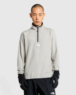 The North Face M Glacier 1/4 Zip Clay Grey- Outerwear