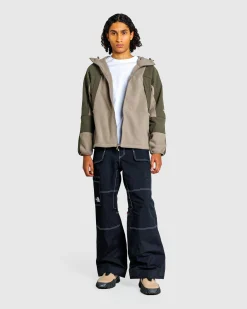 The North Face M Light Fleece Jacket Cavern Grey/New Taupe- Outerwear
