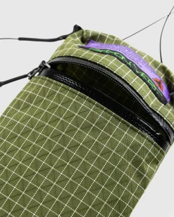 Rayon Vert Macaroni Bag Gridstop Green- Bags
