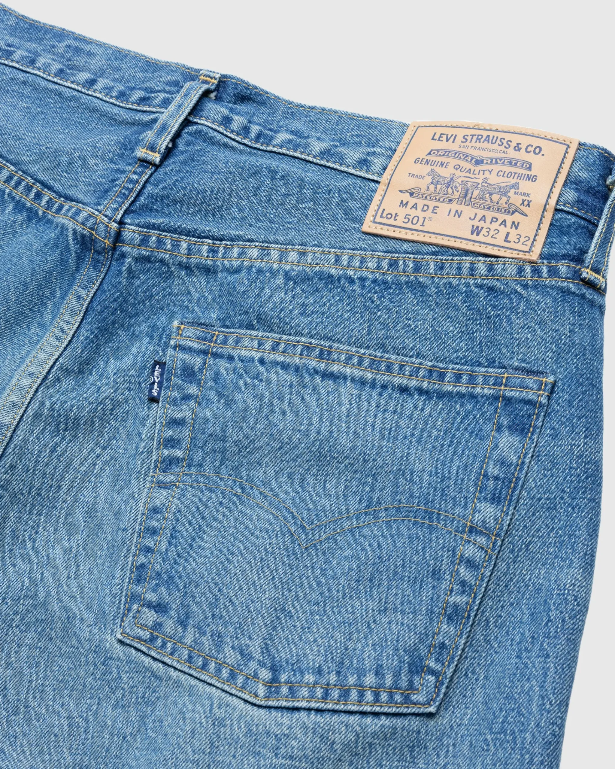 Levi's Made in Japan 1980s 501 Denim Blue Weave- Pants
