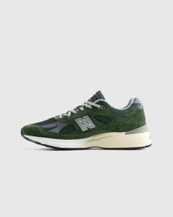 New Balance Made in UK U991v2 Green- Sneakers