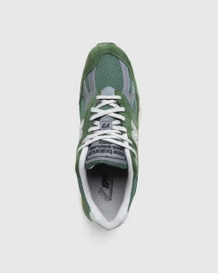 New Balance Made in UK U991v2 Green- Sneakers