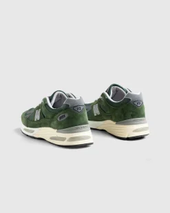New Balance Made in UK U991v2 Green- Sneakers